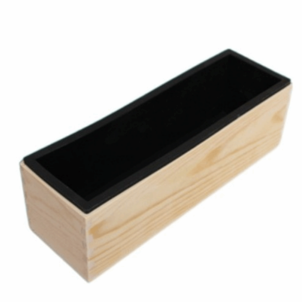 Soap Making Box - 1200ml Silicone Soap Mold Wooden Box
