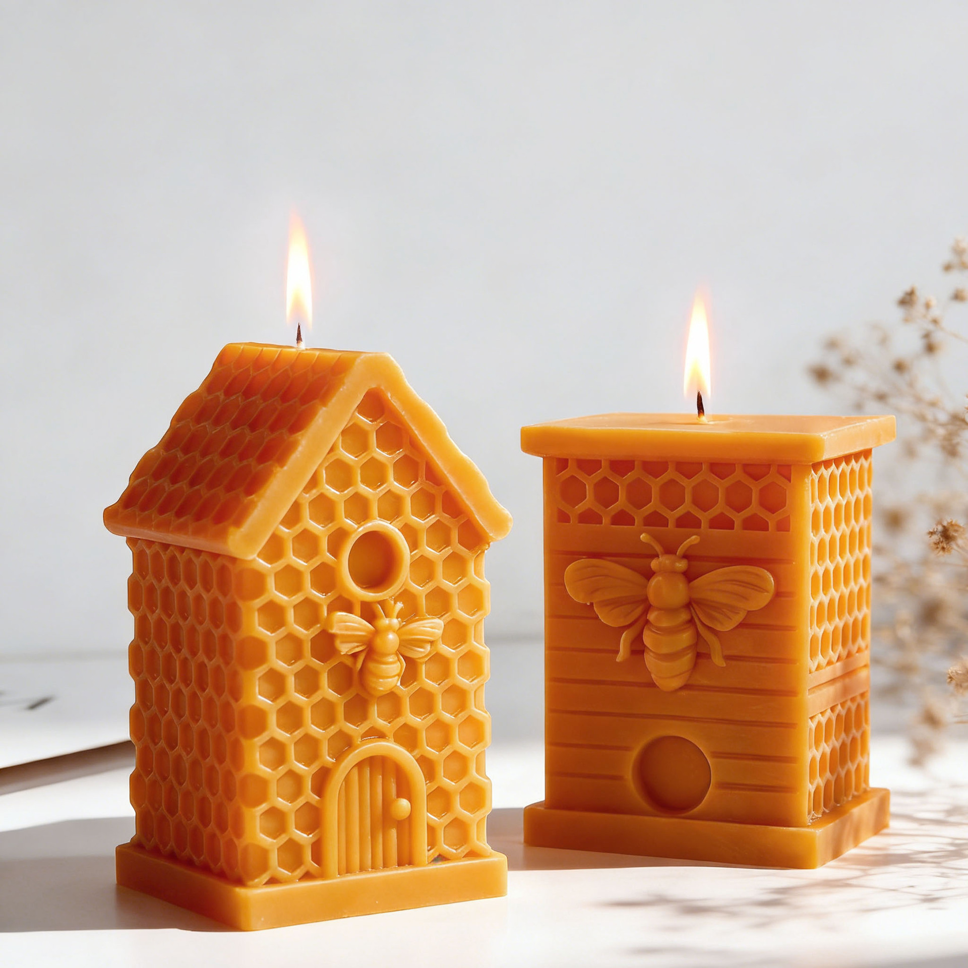 Soap Making Fragrance - DIY Beehive Relief Bee Silicone Candle