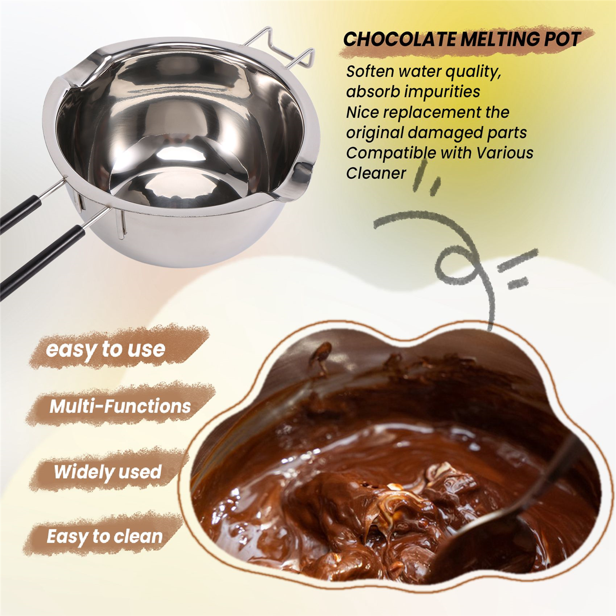 Soap Making Pot - BVBV Double Boiler Pot Set Stainless