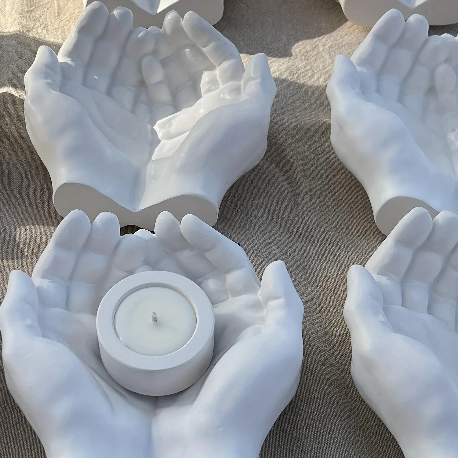 Soap Making Pot - 1pc Hand Plaster Mold for Resin