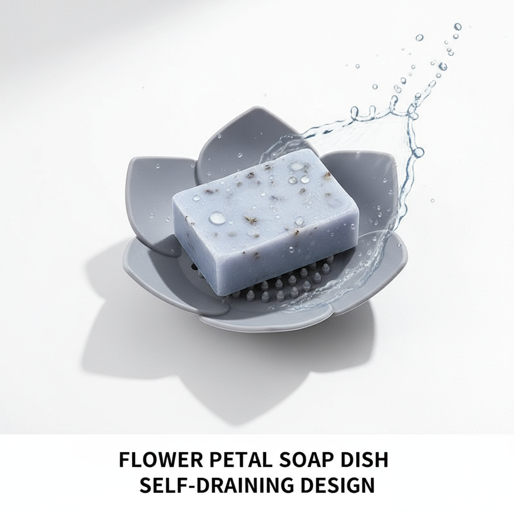 Soap Box Lotus Shape Non-slip  - Soap Making Box incelemesi ve fiyatı
