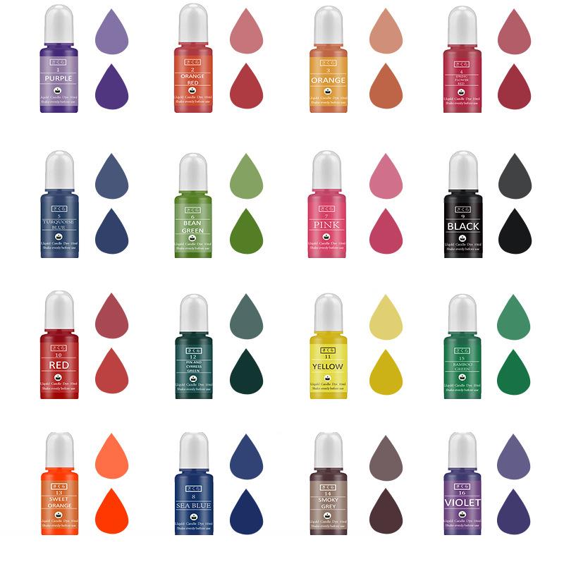 10ml/Bottle Candle Wax Pigment - Soap Making Liquid incelemesi ve fiyatı