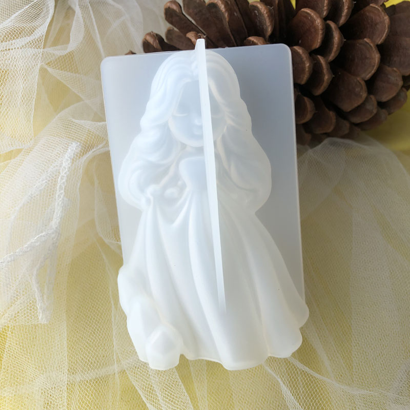 3D Cute Princess Silicone Cand - Soap Making Molds incelemesi ve fiyatı