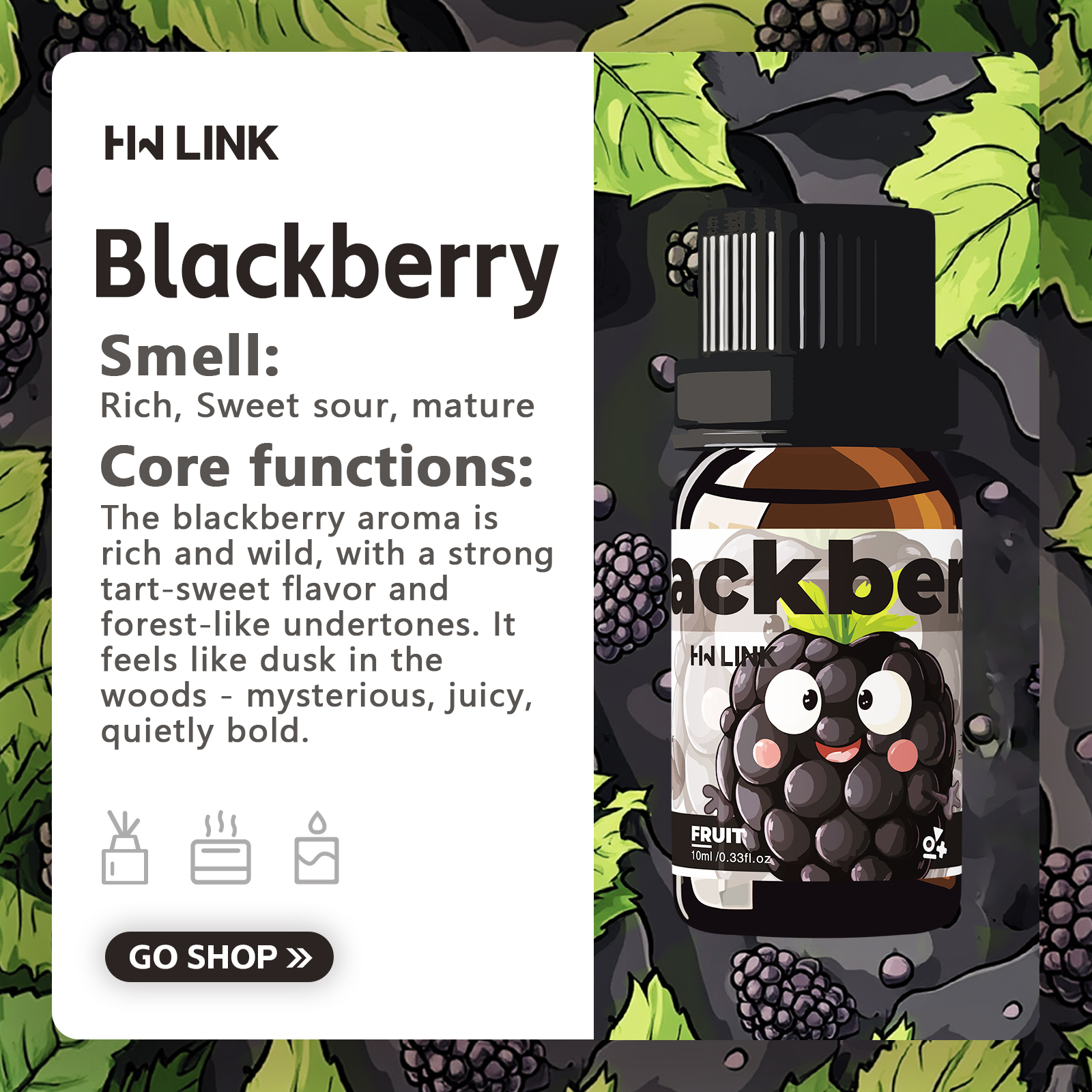 Blackberry Essential Oil Black - Soap Making Fragrance incelemesi ve fiyatı