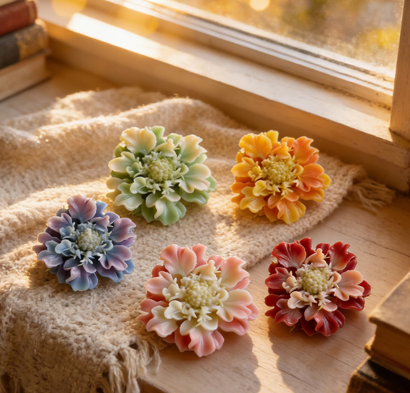 Blue Potted Flower Mold White  - Soap Making Pot incelemesi ve fiyatı