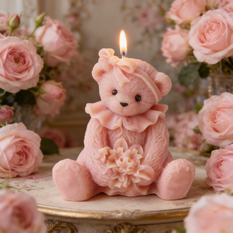 Teddy Bear Candle Mold DIY Ros - Quality Soap Making Kit incelemesi ve fiyatı