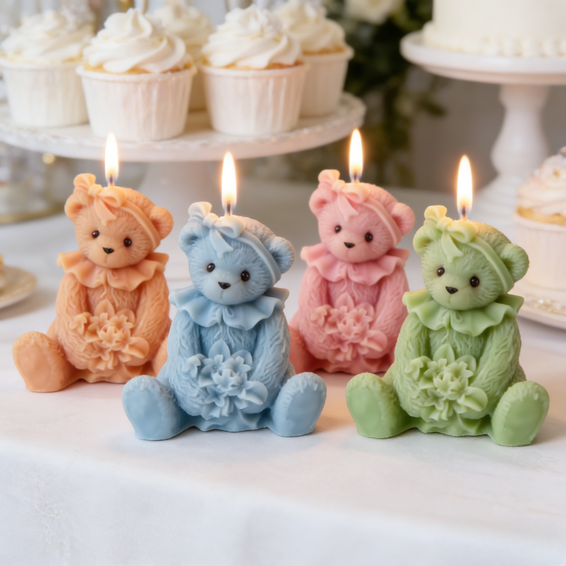 Teddy Bear Candle Mold DIY Ros - Quality Soap Making Kit incelemesi ve fiyatı