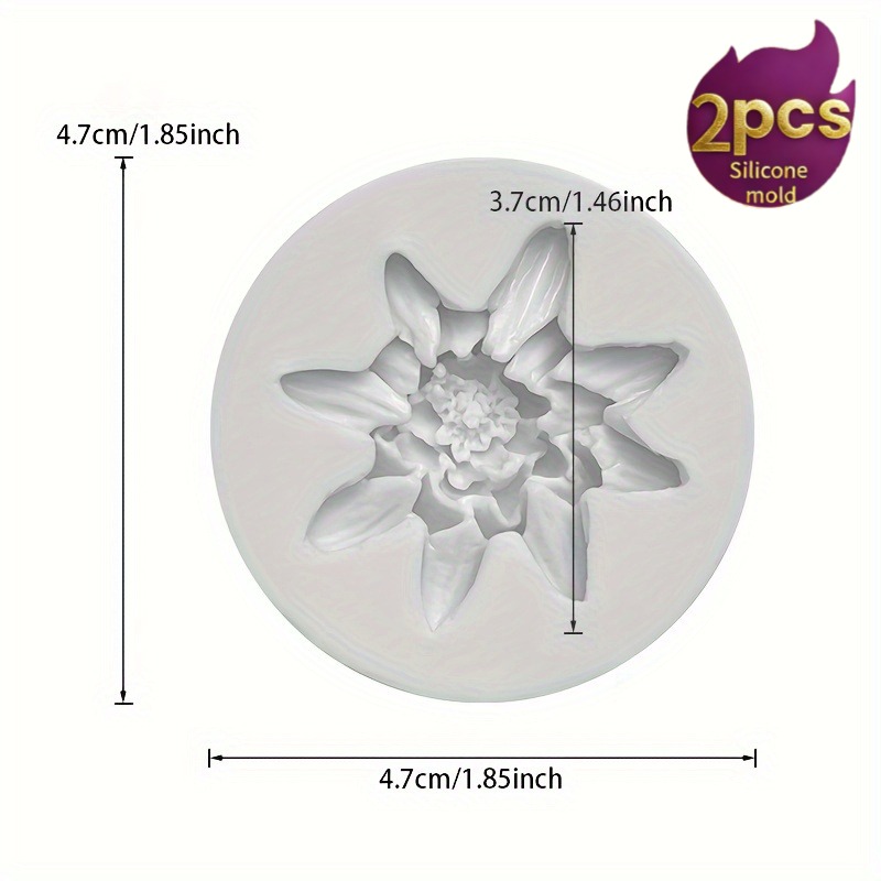 2 Small Lotus Silicone Molds,  - Quality Soap Making Kit incelemesi ve fiyatı