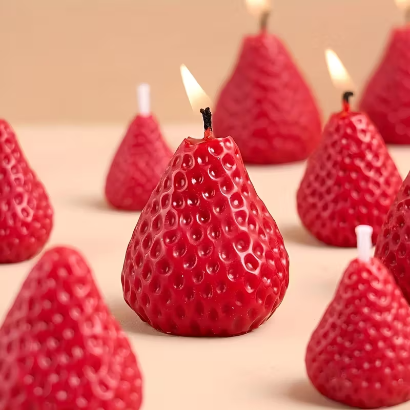 Strawberry Silicone Candle Mol - Soap Making Molds incelemesi ve fiyatı