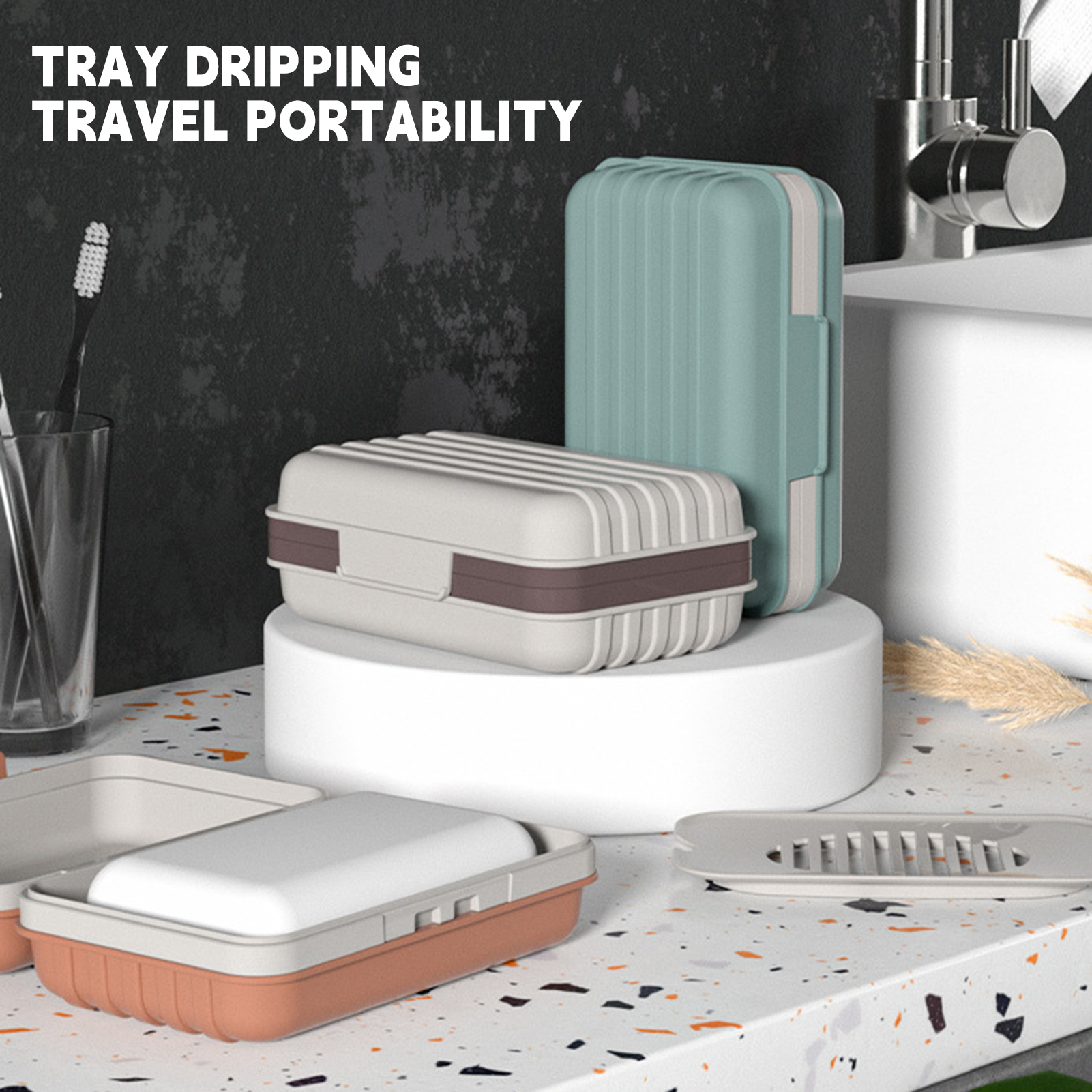Shower Soap Case Tray With Dra - Soap Making Box incelemesi ve fiyatı