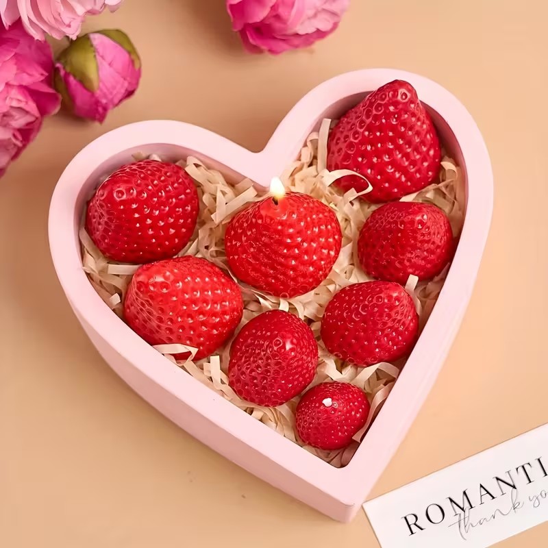 Strawberry Silicone Candle Mol - Soap Making Molds incelemesi ve fiyatı