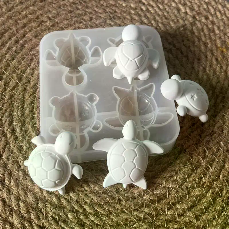 Four Turtles Plaster Silicone  - Soap Making Molds incelemesi ve fiyatı