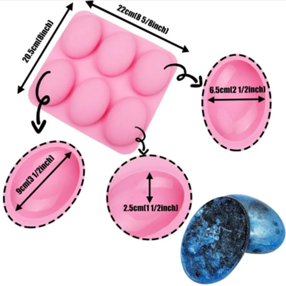6 Cavities Multifunctional Ova - Soap Making Guide For Beginners incelemesi ve fiyatı
