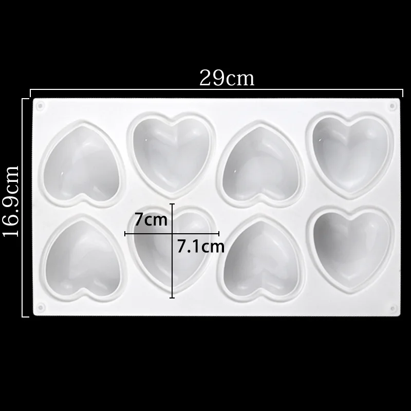 Love Heart Silicone Soap Mold  - Soap Making Fragrance incelemesi ve fiyatı