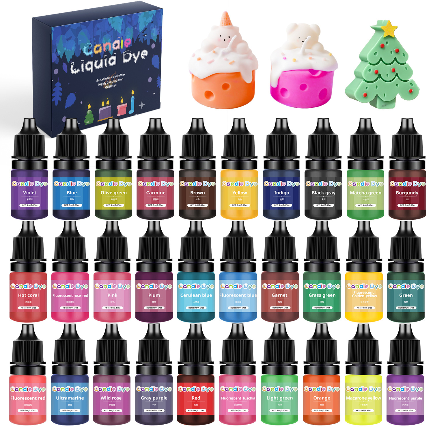 38 Color Candle Wax Pigment Co - Soap Making Liquid incelemesi ve fiyatı