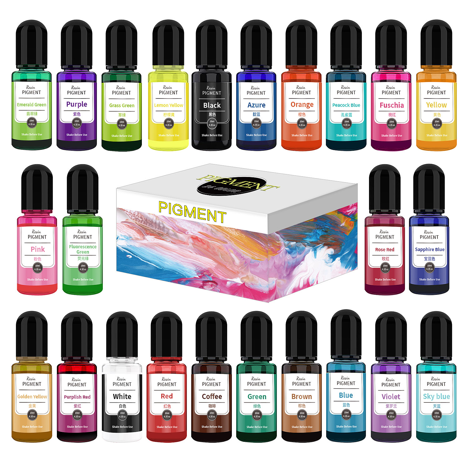 10ml/bottle Epoxy Resin Pigmen - Soap Making Liquid incelemesi ve fiyatı
