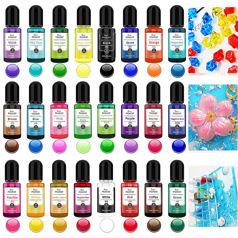 10ml/bottle Epoxy Resin Pigmen - Soap Making Liquid incelemesi ve fiyatı