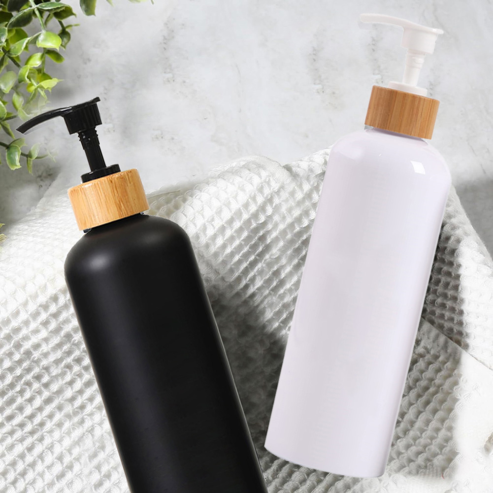 1PC 500ML Bamboo Plastic Pump  - Soap Making Pot incelemesi ve fiyatı