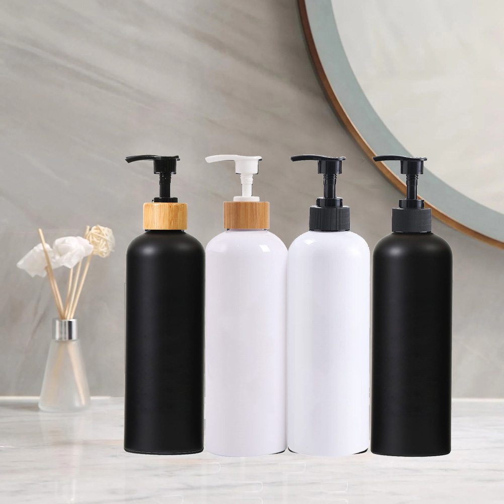 1PC 500ML Bamboo Plastic Pump  - Soap Making Pot incelemesi ve fiyatı