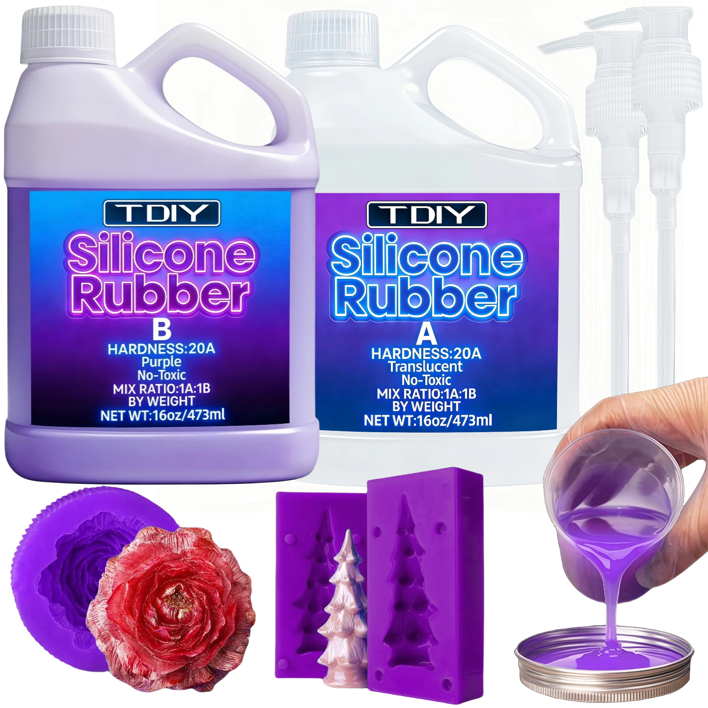 Liquid Silicone Rubber Kit - H - Soap Making Liquid incelemesi ve fiyatı