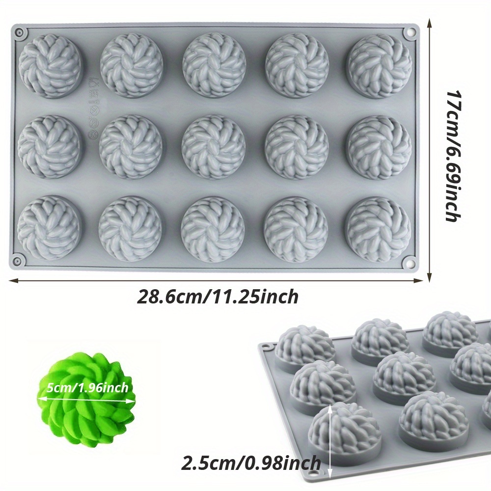 1Pc Cake Mold Santa Ana Floral - Quality Soap Making Kit incelemesi ve fiyatı