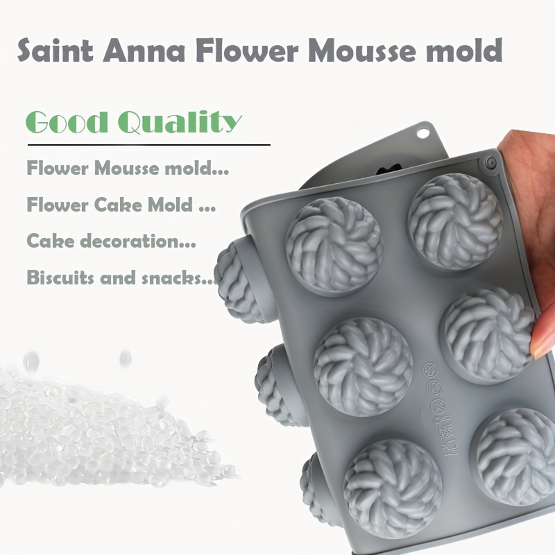 1Pc Cake Mold Santa Ana Floral - Quality Soap Making Kit incelemesi ve fiyatı