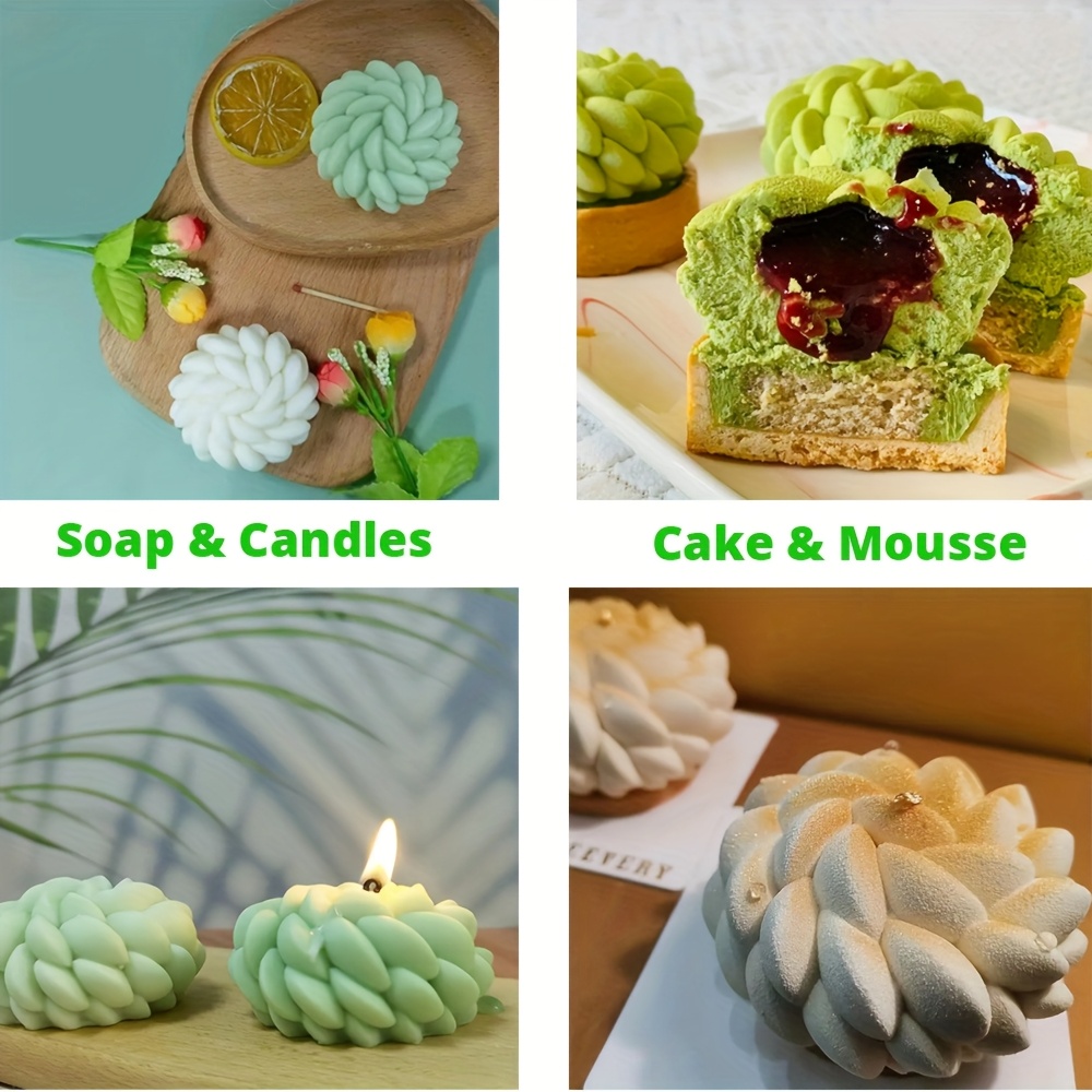 1Pc Cake Mold Santa Ana Floral - Quality Soap Making Kit incelemesi ve fiyatı