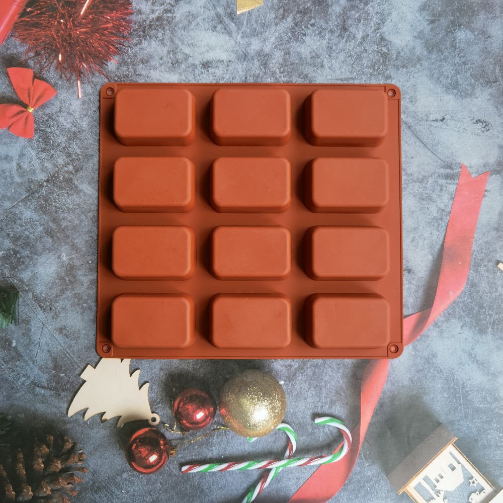 12 Cavity Square Silicone Soap - Soap Making Guide For Beginners incelemesi ve fiyatı