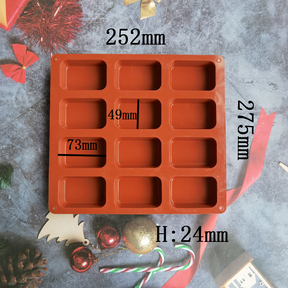 12 Cavity Square Silicone Soap - Soap Making Guide For Beginners incelemesi ve fiyatı