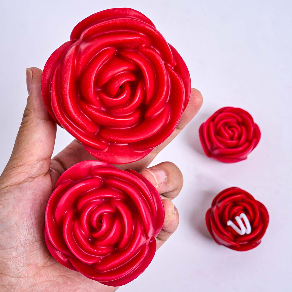 3D Flower Shape Silicone Candl - Soap Making Fragrance incelemesi ve fiyatı