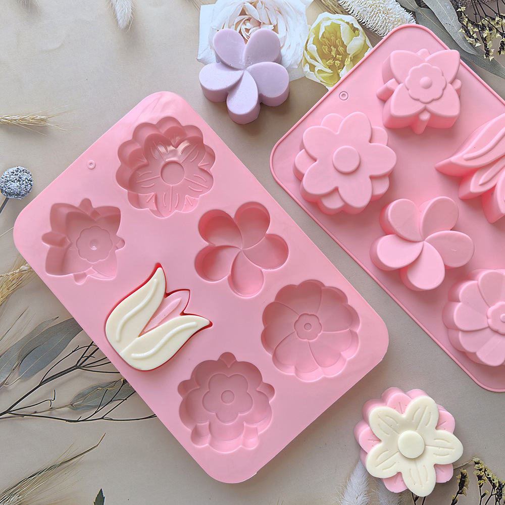 kinds Flower Silicone Molds Di - Soap Making Guide For Beginners incelemesi ve fiyatı