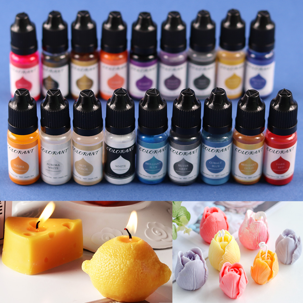 24 Color 10ml Candle Soap Pigm - Soap Making Liquid incelemesi ve fiyatı
