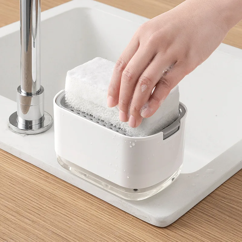 Soap Dispenser With Sponge Hol - Soap Making Liquid incelemesi ve fiyatı