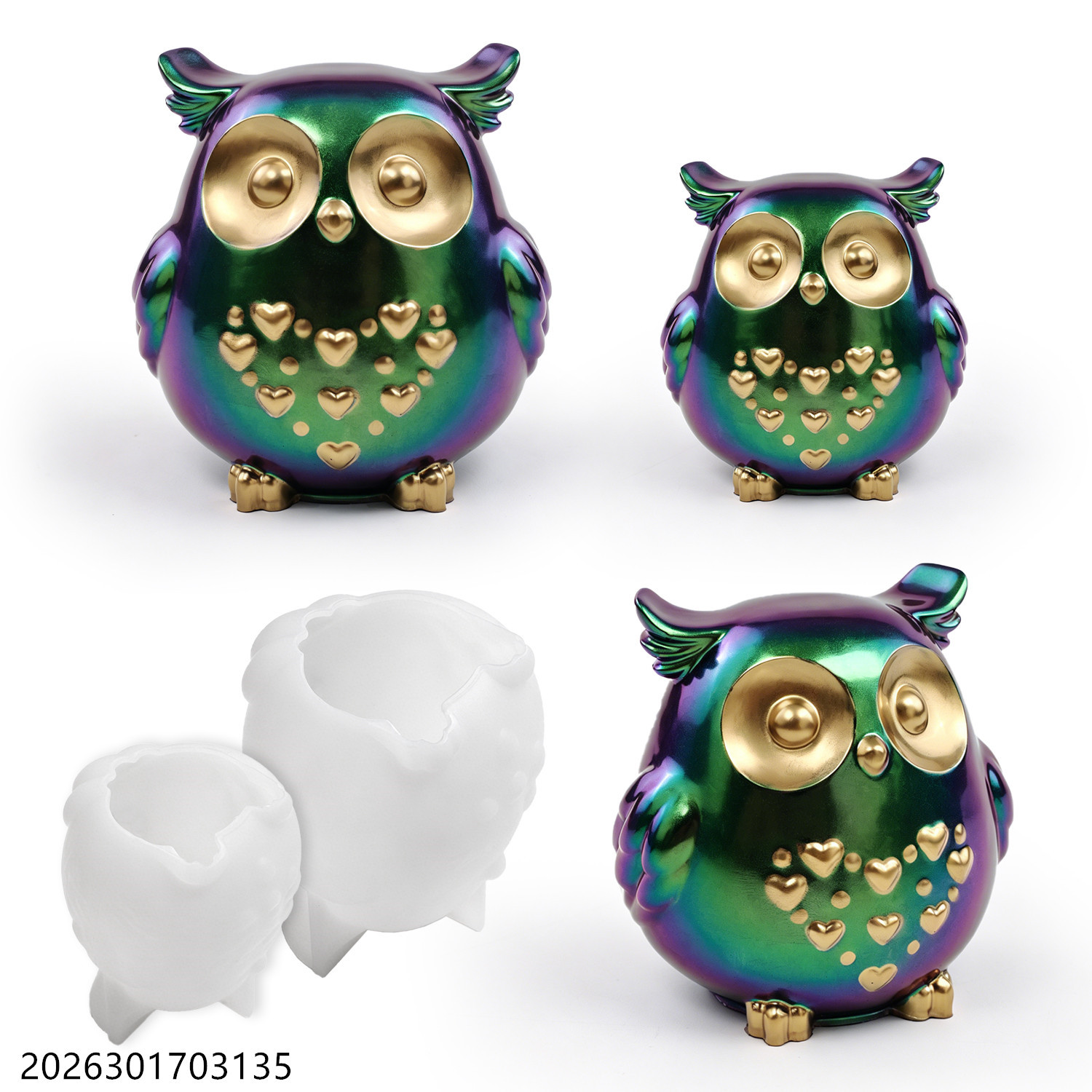 Owl Silicone Mold 3D Bird Shap - Soap Making Molds incelemesi ve fiyatı