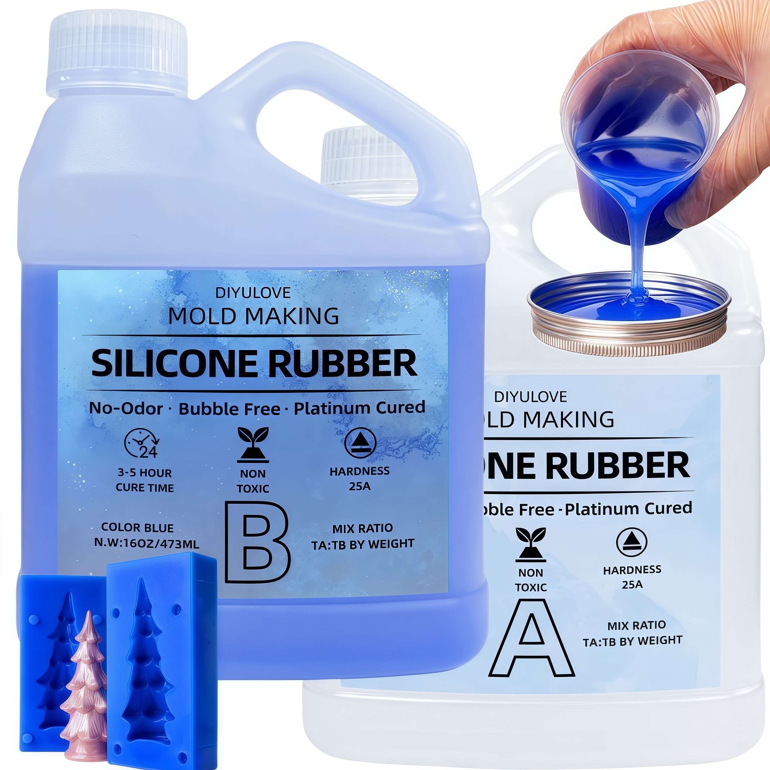 32oz High-Performance Silicone - Soap Making Molds incelemesi ve fiyatı