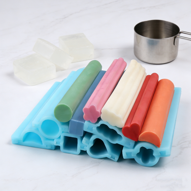 Long 32cm Blue Color Silicone  - Quality Soap Making Kit incelemesi ve fiyatı